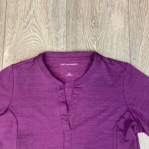 Port Authority Women's Polo Shirt Short‎ Sleeve Purple Dri-fit Silk Touch  S